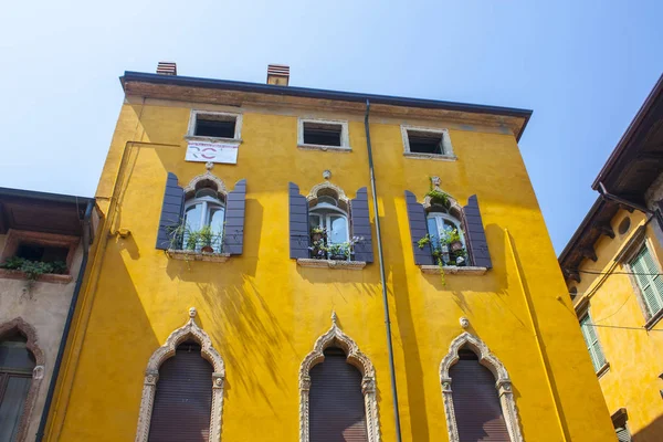 Verona Italia Junio 2018 Arquitectura Típica Verona Casco Antiguo — Foto de Stock