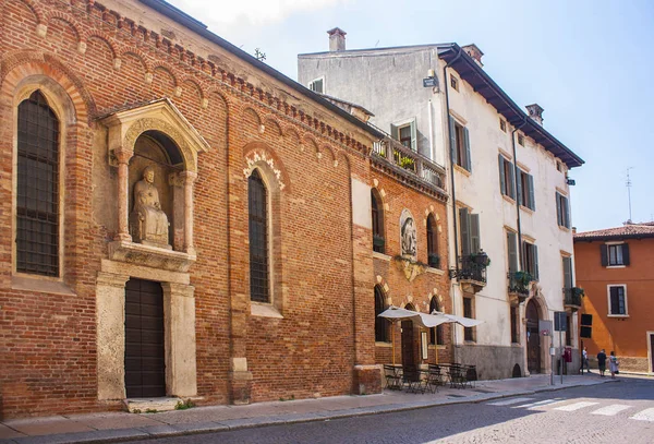 Verona Italia Junio 2018 Arquitectura Del Casco Antiguo Verona — Foto de Stock