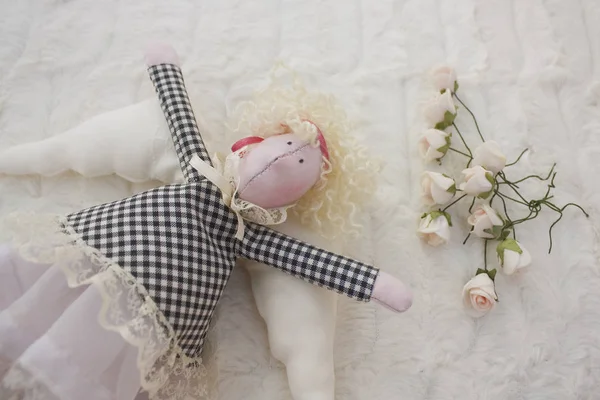 Мягкая Текстильная Кукла Tilda Angel — стоковое фото