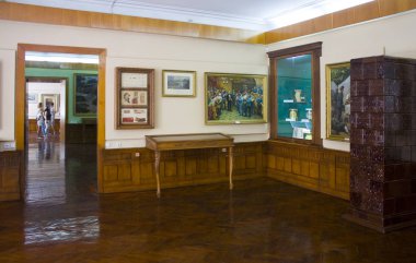 Vinnitsa, Ukrayna - 4 Ağustos 2018: İç in Ulusal Müzesi-Emlak Vinnitsa N.I. Pirogova