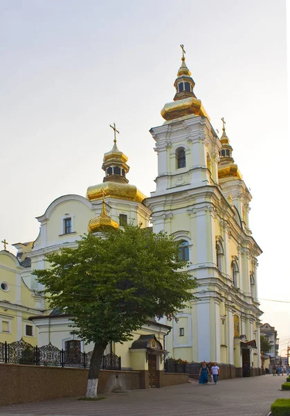 Vinnitsa Ukraine August 2018 Holy Transfiguration Cathedral Vinnitsa — Stock Photo, Image
