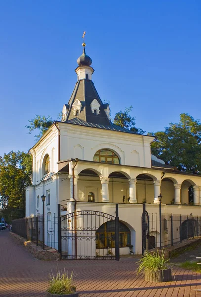 Kiev Ucraina Agosto 2018 Campanile Della Chiesa San Nicola Buono — Foto Stock