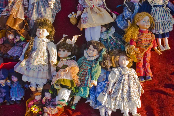 Kyiv Ukraine September 2018 Showcase Dolls Sale — Stock Photo, Image