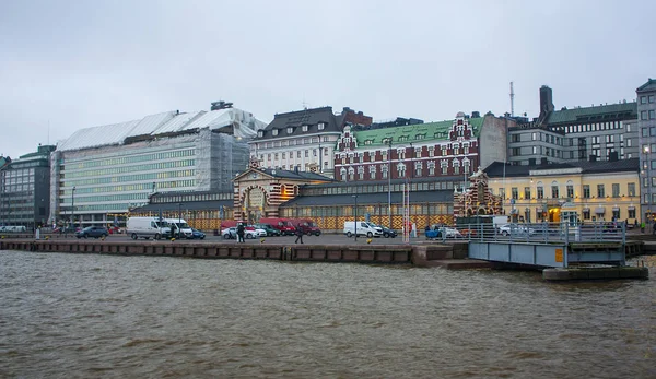 Helsinki Finland Januari 2018 Panorama Van Pier Oude Stad Van — Stockfoto