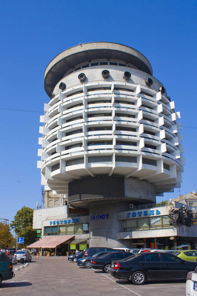 Kyiv, Ukraine - September 4, 2018:  Hotel "Salut" in Kyiv