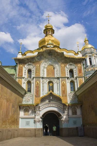 Kiev Ukraina September 2018 Trinity Gate Kyrka Heliga Gates Kiev — Stockfoto