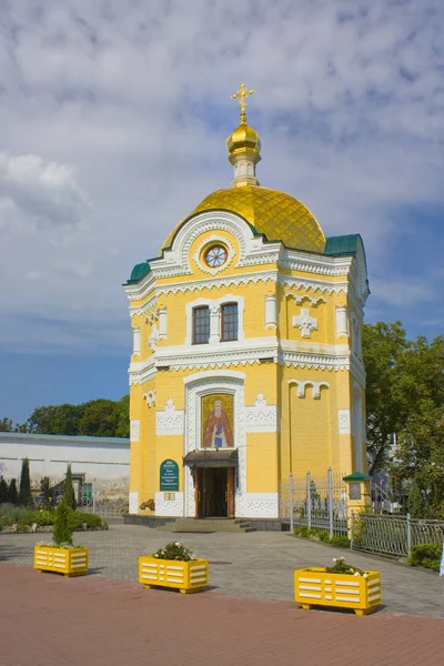 Kijów Ukraina Września 2018 Świątyni Cześć Rev Sergiusza Radoneża Kijowie — Zdjęcie stockowe