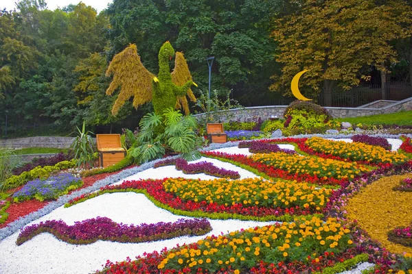 Kiev Ucrania Septiembre 2018 Exposición Flores Spivoche Pole Kiev Ucrania — Foto de Stock