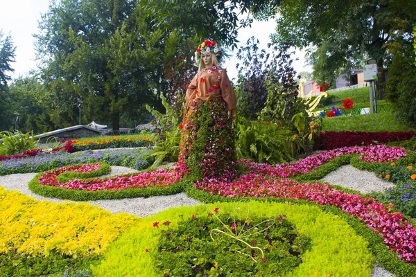 Flower Exhibition Spivoche Pole Kyiv Ukraine — Stock Photo, Image