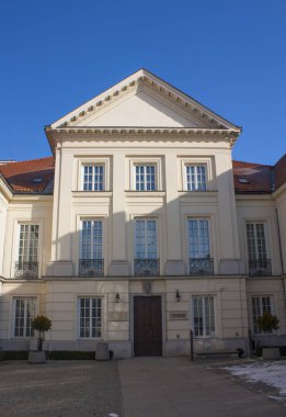Varşova, Polonya - 24 Şubat 2018: Mlodzielowska Palace Varşova