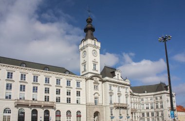 Varşova, Polonya - 24 Şubat 2018: Jablonowski Palace, Varşova, Polonya