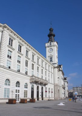 Varşova, Polonya - 24 Şubat 2018: Jablonowski Palace, Varşova, Polonya