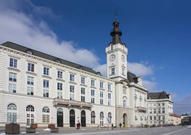 Varşova, Polonya - 24 Şubat 2018: Jablonowski Palace, Varşova, Polonya