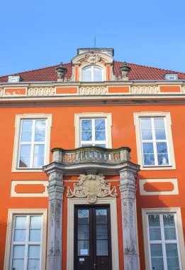 Varşova, Polonya - 24 Şubat 2018: Czapski Sarayı (Güzel Sanatlar Akademisi), Varşova, Polonya