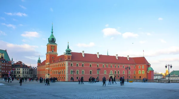 Warsaw Poland February 2018 Royal Castle Old Town Warsaw — Stock Photo, Image