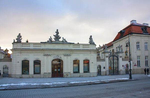 Warschau Polen Februar 2018 Blick Auf Die Kordegard Galerie Und — Stockfoto