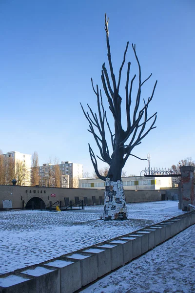 Varsóvia Polônia Fevereiro 2018 Entrada Museu Prisão Pawiak Varsóvia — Fotografia de Stock