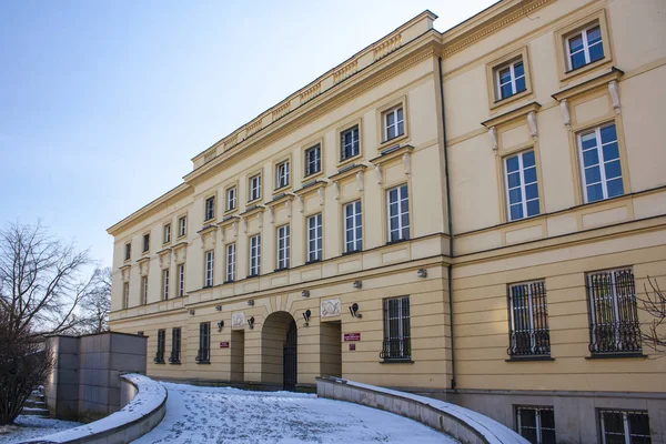 波兰华沙 2018年2月24日 波兰华沙老城区的建筑 — 图库照片