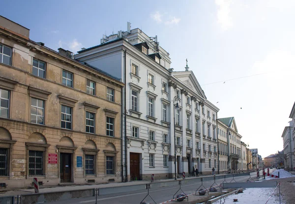 Warschau Polen Februar 2018 Architektur Der Altstadt Von Warschau Polen — Stockfoto