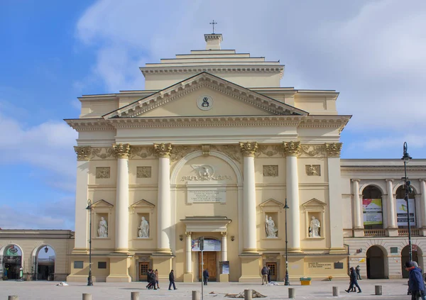 Varsovia Polonia Febrero 2018 Iglesia Santa Ana Varsovia Polonia — Foto de Stock