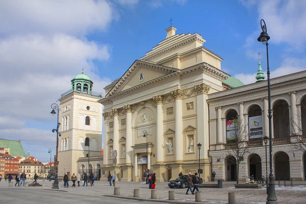 Warsaw Poland February 2018 Church Anne Warsaw Poland — Stock Photo, Image