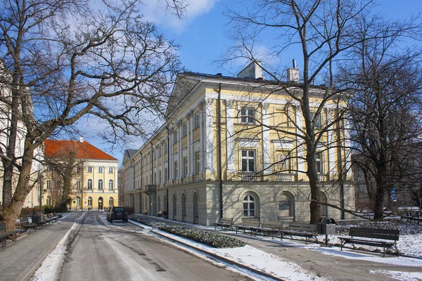 Varsavia Polonia Febbraio 2018 Edifici Didattici Dell Università Varsavia — Foto Stock