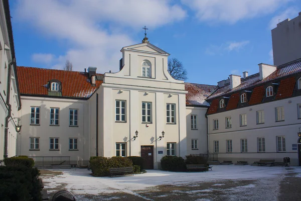 Varsovia Polonia Febrero 2018 Arquitectura Casco Antiguo Varsovia Polonia —  Fotos de Stock