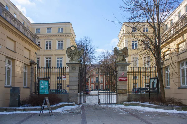 Varşova Polonya Şubat 2018 Czapski Sarayı Güzel Sanatlar Akademisi Varşova — Stok fotoğraf