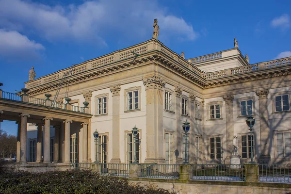 Varsavia Polonia Febbraio 2018 Palazzo Reale Palazzo Sull Acqua Nel — Foto Stock