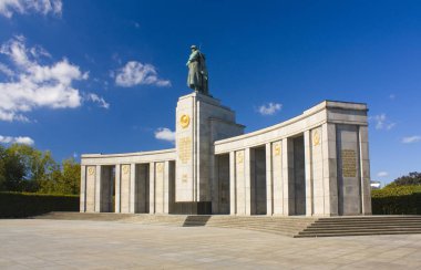 BERLIN, GERMANY - September 25, 2018: Soviet War Memorial Tiergarten in Berlin