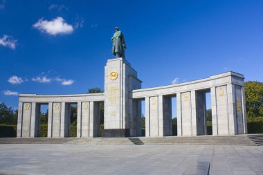 BERLIN, GERMANY - September 25, 2018: Soviet War Memorial Tiergarten in Berlin