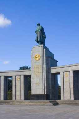 BERLIN, GERMANY - September 25, 2018: Soviet War Memorial Tiergarten in Berlin
