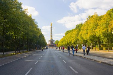 Berlin, Almanya - 25 Eylül 2018: Berlin, Zafer Anıtı