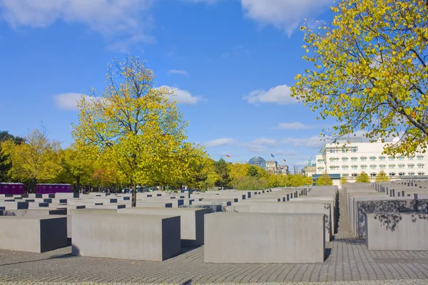 Berlino Germania Settembre 2018 Memoriale Degli Ebrei Assassinati Europa Berlino — Foto Stock