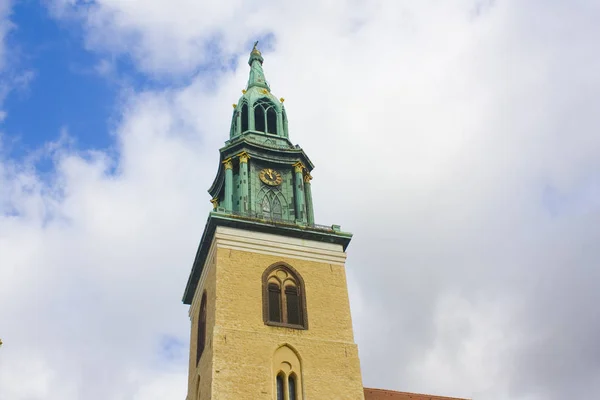 Berlin Niemcy Września 2018 Kościół Mariacki Berlinie — Zdjęcie stockowe