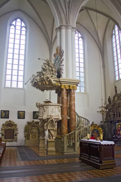Berlín Německo Září 2018 Interiér Kostela Mary Berlíně — Stock fotografie