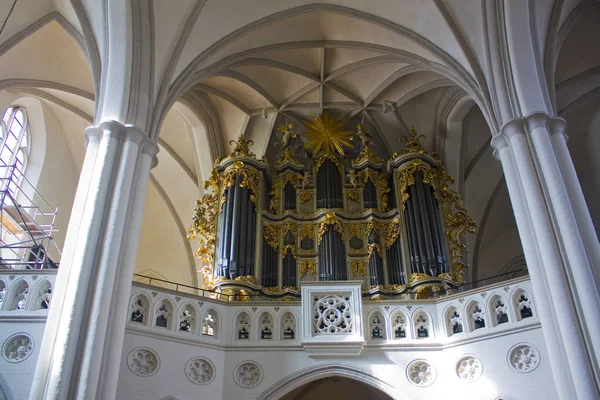 Berlin Almanya Eylül 2018 Azize Mary Kilisesi Berlin Organ — Stok fotoğraf
