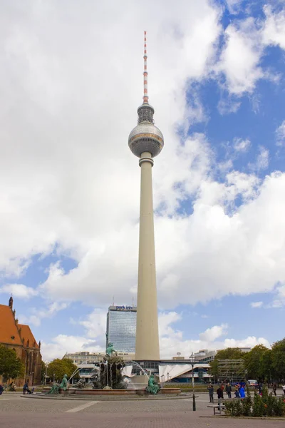 ベルリン ドイツ 2018 テレビ塔 ベルリンの Fersehturm — ストック写真