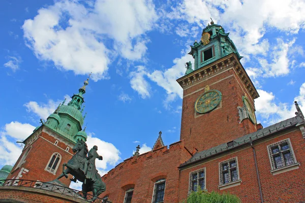 Krakow Polonya Haziran 2016 Wawel Kalesi Krakow Parçası — Stok fotoğraf