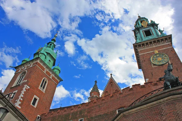 Katedral Wawel Kalesi Krakow Polonya — Stok fotoğraf