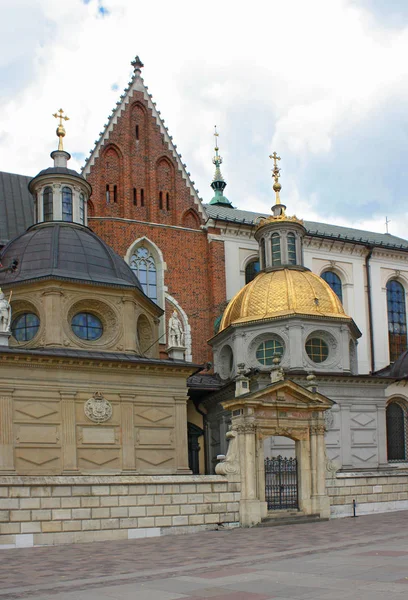 Catedral Wawel Castillo Cracovia Polonia —  Fotos de Stock