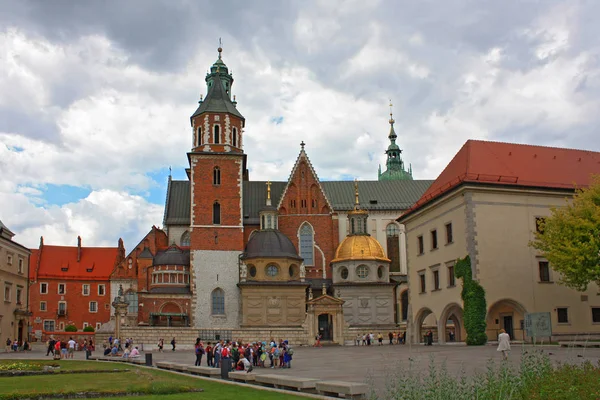 Cattedrale Del Castello Wawel Cracovia Polonia — Foto Stock