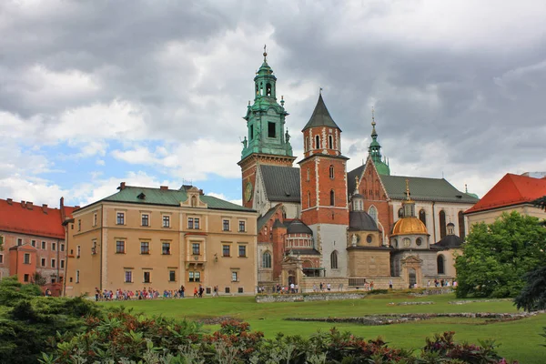 Kathedraal Van Wawel Kasteel Krakau Polen — Stockfoto