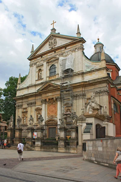Krakow Polonia Junio 2016 Iglesia Los Santos Pedro Pablo Cracovia — Foto de Stock