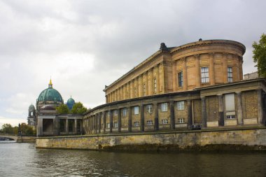 Berlin, Almanya - 25 Eylül 2018: Berlin Katedrali Mitte Berlin Müzesi adada