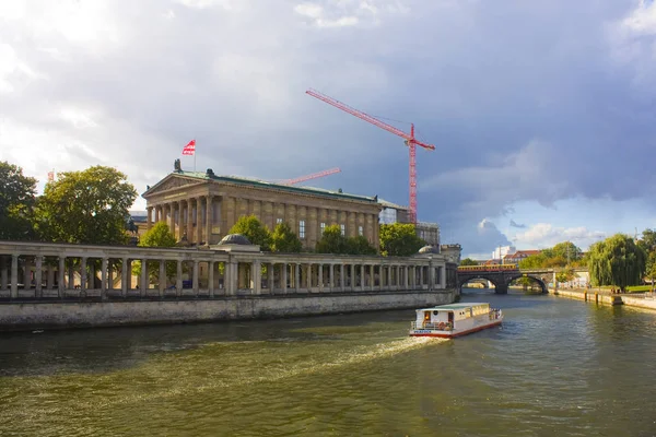 Berlin Tyskland September 2018 Alte Nationalgalerie Museumön Stadsdelen Mitte Berlin — Stockfoto