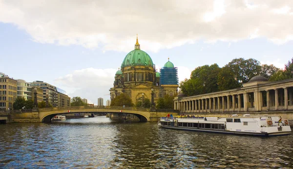 Berlim Alemanha Setembro 2018 Catedral Berlim Ilha Dos Museus Mitte — Fotografia de Stock
