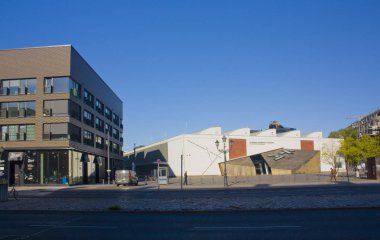 Berlin, Almanya - 25 Eylül 2018: W. M. Blumenthal Akademisi Berlin Yahudi Müzesi