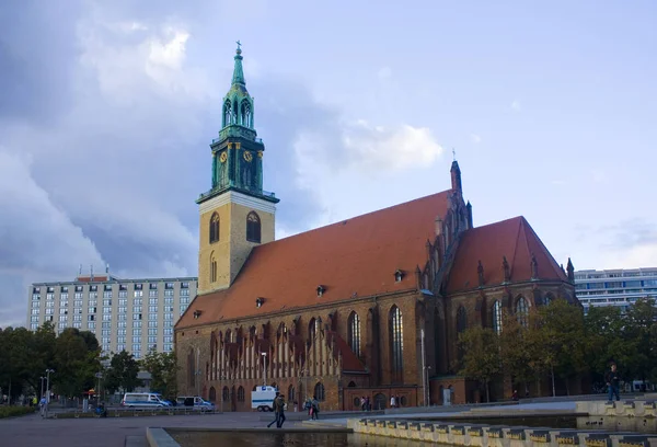 Berlín Alemania Septiembre 2018 Iglesia Santa María Berlín — Foto de Stock