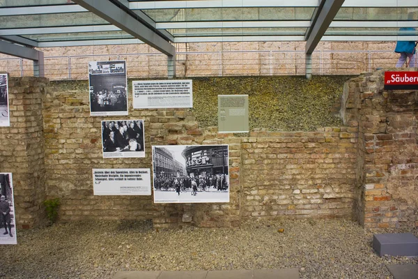 Berlin Deutschland September 2018 Historisches Museum Topographie Des Terrors Berlin — Stockfoto